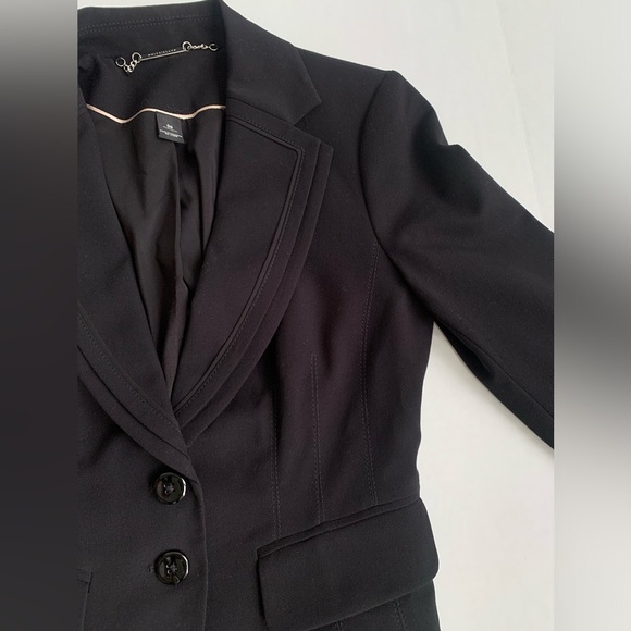 White House Black Market Women’s Blazer Jacket Black Size 00 - Picture 4 of 16
